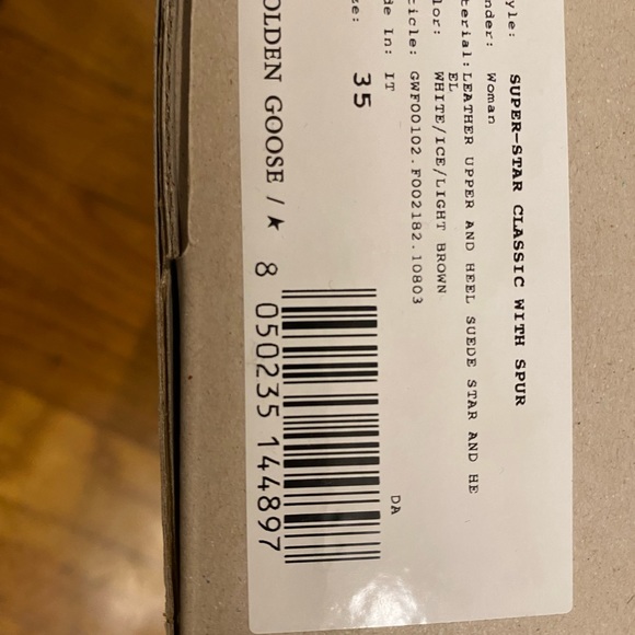 NEW Golden Goose Brown & White Shearling Super-Star Sabot Sneakers - Picture 6 of 6